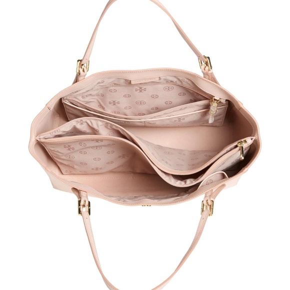 Tory Burch York Buckle Tote in Light Oak - Picture 3 of 8